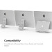 Elago Pro Hanger - дизайнерска алуминиева поставка за вашия MacBook, прикрепяща се към iMac, Apple Cinema Display и Apple Thunderbolt Display 7