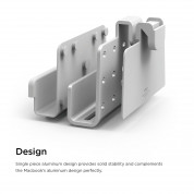 Elago Pro Hanger - дизайнерска алуминиева поставка за вашия MacBook, прикрепяща се към iMac, Apple Cinema Display и Apple Thunderbolt Display 4