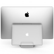 Elago Pro Hanger - дизайнерска алуминиева поставка за вашия MacBook, прикрепяща се към iMac, Apple Cinema Display и Apple Thunderbolt Display