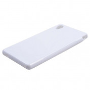 S-Line Cover Case - силиконов (TPU) калъф за Sony Xperia M4 Aqua (бял) 1