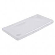 S-Line Cover Case - силиконов (TPU) калъф за Sony Xperia M4 Aqua (прозрачен)