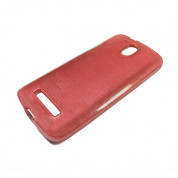 Jelly TPU Case - силиконов (TPU) калъф за HTC Desire 500 (червен)