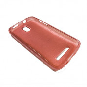 Jelly TPU Case - силиконов (TPU) калъф за HTC Desire 500 (червен) 1