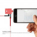 Elago Keyring Splitter - аудио разклонител (сплитер) за мобилни устройства с 3.5 мм стерео-жак (червен) 7