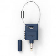 Elago Keyring Splitter for iPhone, iPad, iPod, Galaxy and any portable device with 3.5mm (blue)