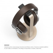 Elago H Stand - дизайнерска алуминиева поставка за слушалки (златиста) 2