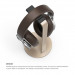 Elago H Stand - дизайнерска алуминиева поставка за слушалки (златиста) 3