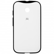 Motorola Grip Shell Case - оригинален удароустойчив кейс за Motorola Moto E (бял)