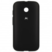 Motorola Grip Shell Case - оригинален удароустойчив кейс за Motorola Moto E (черен)