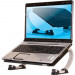 Allsop Redmond Adjustable Curve Stand - алуминиева поставка за MacBook, преносими компютри и монитори (черна) 2