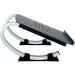 Allsop Redmond Adjustable Curve Stand - алуминиева поставка за MacBook, преносими компютри и монитори (черна) 4
