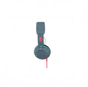 Skullcandy Grind Headphones Stripes - дизайнерски слушалки с микрофон за смартфони (син) 1