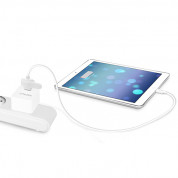 Macally 12W Wall Charger - захранване за ел. мрежа с USB изход и Lightning кабел за iPhone, iPad и устройства с Lightning порт 3