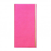 SwitchEasy Wrap Folio Case - кожен калъф и поставка за iPhone 6 Plus, iPhone 6S Plus (розов)