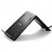 Spigen Inductive F300W Wireless Charging Pad - поставка за безжично зареждане за QI съвместими смартфони (черен) 4