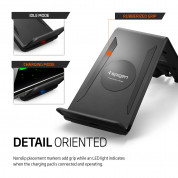 Spigen Inductive F300W Wireless Charging Pad - поставка за безжично зареждане за QI съвместими смартфони (черен) 2