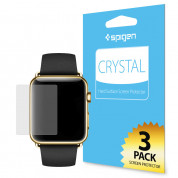 Spigen Screen Protector Crystal - защитно покритие за дисплея на Apple Watch 38мм (3 броя)