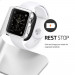 Spigen Watch Stand S330 - стабилна алуминиева поставка за Apple Watch (сребрист-черен) 6