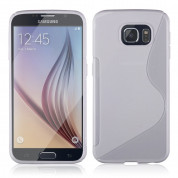 S-Line Cover Case - силиконов (TPU) калъф за Samsung Galaxy S6 Edge (прозрачен)