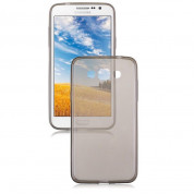 Ultra-Slim Case - тънък силиконов (TPU) калъф (0.3 mm) за Samsung Galaxy J1 (черен-прозрачен)