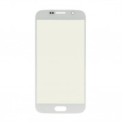 OEM Display Glass - резервно външно стъкло за Samsung Galaxy S6 (бял)