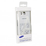 Samsung Wireless Charging Cover EP-CG850IW - заден капак за безжично захранване на Samsung Galaxy Alpha (бял) 2