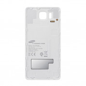 Samsung Wireless Charging Cover EP-CG850IB for Galaxy Alpha white 1
