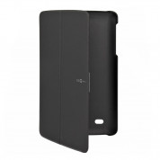 LG Quick Flip Case CCF-420 - оригинален кожен калъф, тип портфейл за LG G Pad 7 (черен)