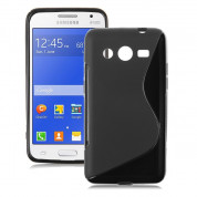 S-Line Cover Case - силиконов (TPU) калъф за Samsung Galaxy Core 2 SM-G355H (черен)