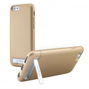 Prodigee Kick Slider Case - поликарбонатов слайдер кейс с поставка и покритие за дисплея за iPhone 6, iPhone 6S (златист)