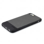Prodigee Carbon Fusion Case - поликарбонатов слайдер кейс с карбонов слой и покритие за дисплея за iPhone 6, iPhone 6S (черен) 3