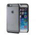 Prodigee View Case - хибриден кейс и покритие за дисплея за iPhone 6 Plus, iPhone 6S Plus (прозрачен с черна рамка и сребристи бутони) 1