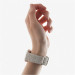 Casemate Brilliance Leather Strap - луксозна кожена (естествена кожа) каишка за Apple Watch 38мм, 40мм (сребрист) 5