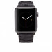 Casemate Scaled Leather Strap - дизайнерска кожена (естествена змийска кожа) каишка за Apple Watch 38мм, 40мм (черен) 2