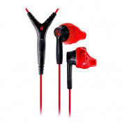 JBL Yurbuds Inspire 400 - слушалки с микрофон и управление на звука за iPhone, iPod, iPad и мобилни устройства (червени)