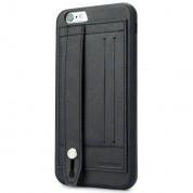 Tunewear Finger Slip Case - кожен кейс (естествена кожа) за iPhone 6 Plus, iPhone 6S Plus (черeн)