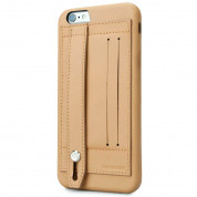 Tunewear Finger Slip Case - кожен кейс (естествена кожа) за iPhone 6 Plus, iPhone 6S Plus (кафяв)