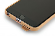 Tunewear Finger Slip Case - кожен кейс (естествена кожа) за iPhone 6 Plus, iPhone 6S Plus (кафяв) 7
