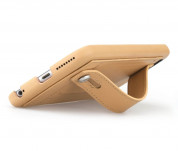 Tunewear Finger Slip Case - кожен кейс (естествена кожа) за iPhone 6 Plus, iPhone 6S Plus (кафяв) 4