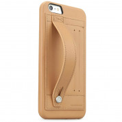Tunewear Finger Slip Case - кожен кейс (естествена кожа) за iPhone 6 Plus, iPhone 6S Plus (кафяв) 2