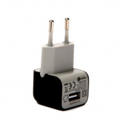 Griffin PowerBlock Universal Micro EU Charger 1A - универсално USB захранване за ел. мрежа за смартфони (черен) 3