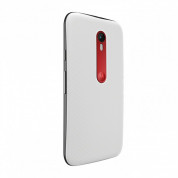 Motorola Shell Cover Case - оригинален резервен капак за Motorola Moto G3 (бял) 1