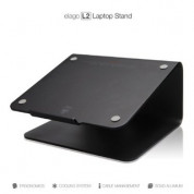 Elago L2 STAND - дизайнерска алуминиева поставка за MacBook и преносими компютри (черна) 3