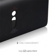 Elago L2 STAND - дизайнерска алуминиева поставка за MacBook и преносими компютри (черна) 6