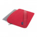 Tucano Bisi Sleeve - практична полиестерна чанта за MacBook Air 13, MacBook Pro 13, Ultrabooks и нетбуци (червен) 3