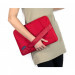 Tucano Bisi Sleeve - практична полиестерна чанта за MacBook Air 13, MacBook Pro 13, Ultrabooks и нетбуци (червен) 6