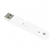 4smarts FoldLink Micro-USB Mini Cable - компактен сгъваем microUSB кабел за мобилни устройства с microUSB вход (бял) 1