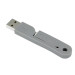 4smarts FoldLink Micro-USB Cable - компактен сгъваем microUSB кабел за мобилни устройства с microUSB вход (сив) 2