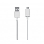 Samsung USB DataCable ECB-DU4EWE - оригинален microUSB кабел за Samsung мобилни телефони (150 cm) (бял) (bulk) 1