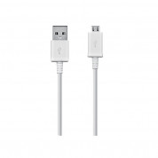 Samsung USB DataCable ECB-DU4EWE - оригинален microUSB кабел за Samsung мобилни телефони (150 cm) (бял) (bulk)